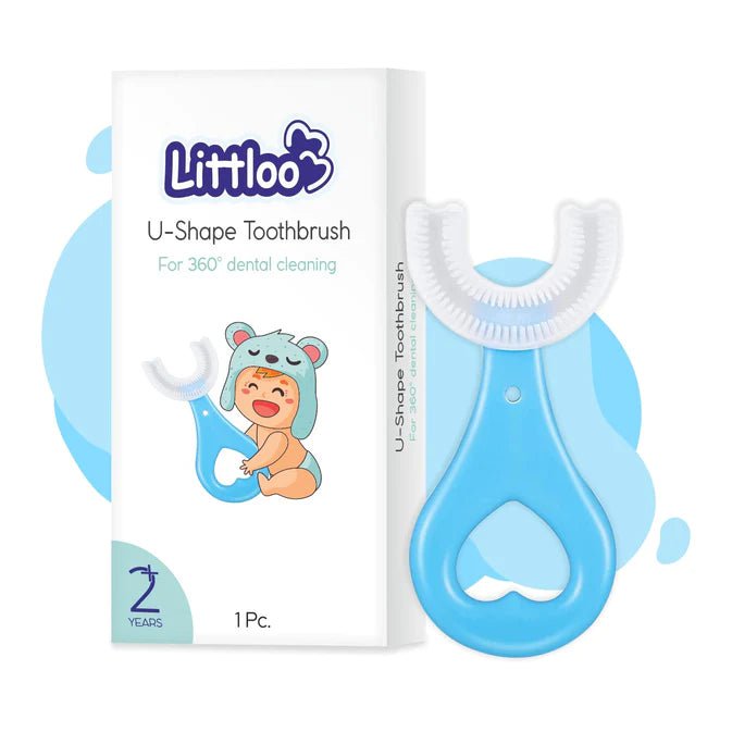 Littloo Littloo Littloo Baby U Shape Toothbrush Littloo Littloo Littloo Baby U Shape Toothbrush
